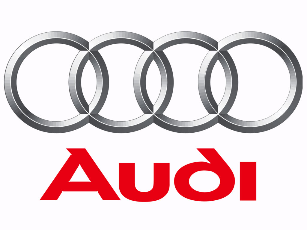 vòng tròn biểu tượng trong thiết lế logo của Audi